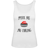 Débardeur Femme J'peux pas j'ai curling 