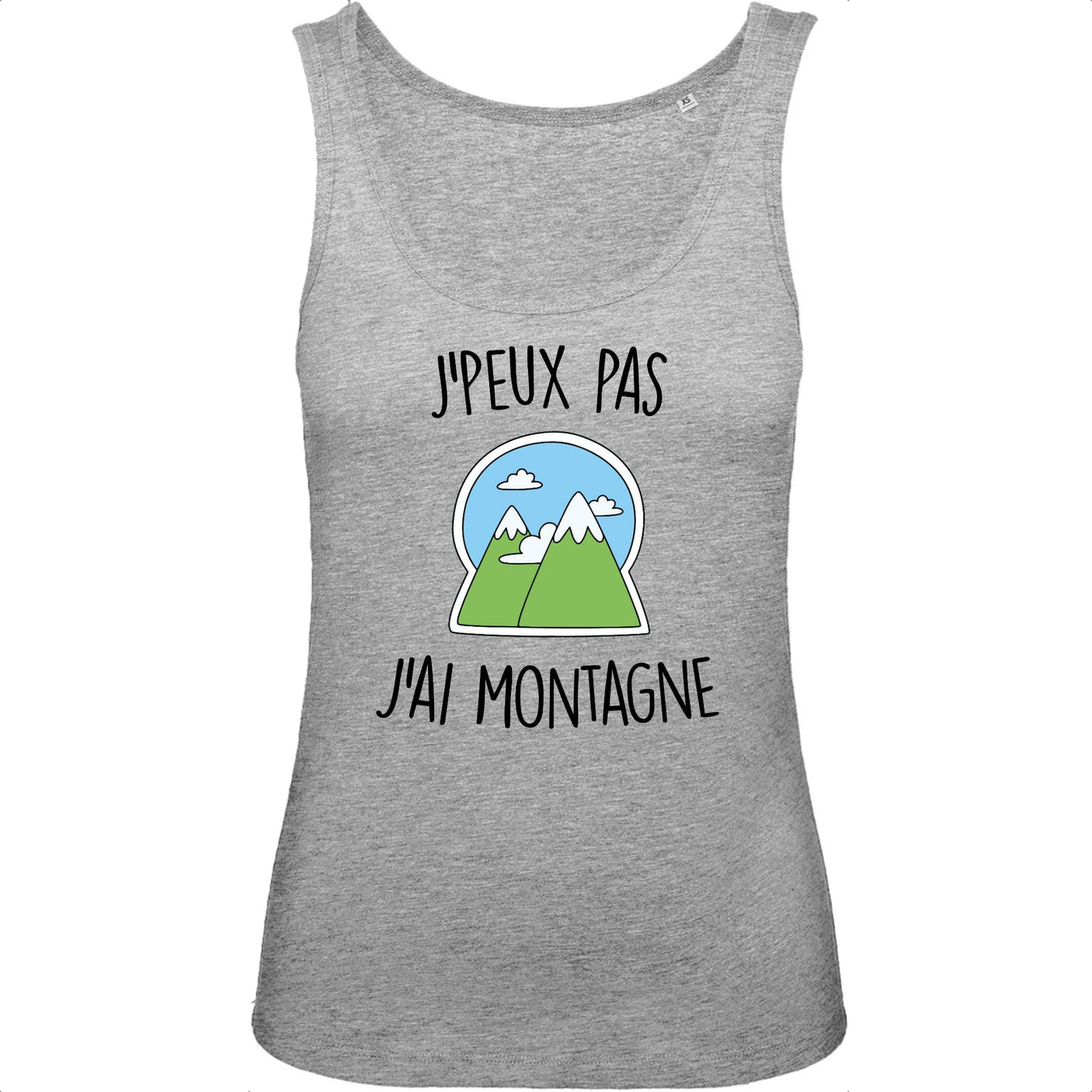 Débardeur Femme J'peux pas j'ai montagne 