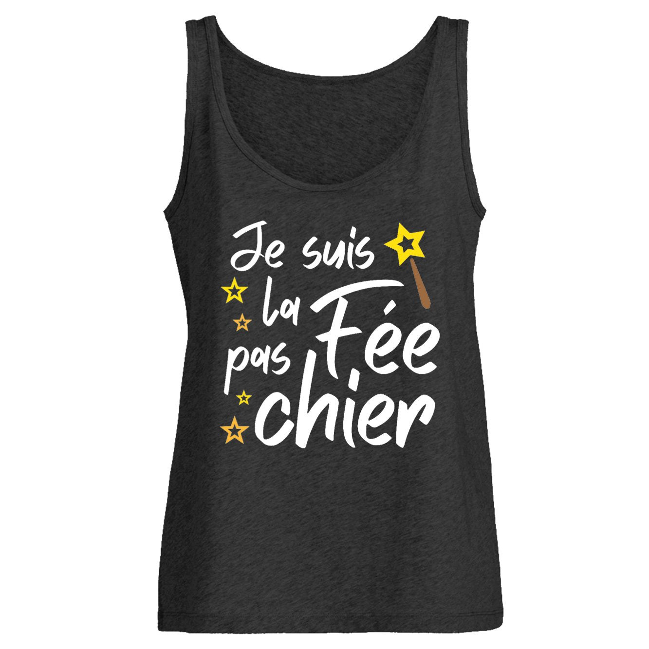 Débardeur Humoristique 'Je Suis La Fée Pachée' - T-shirt Femme Phrase Drôle - Cadeau Original Anniversaire - 5