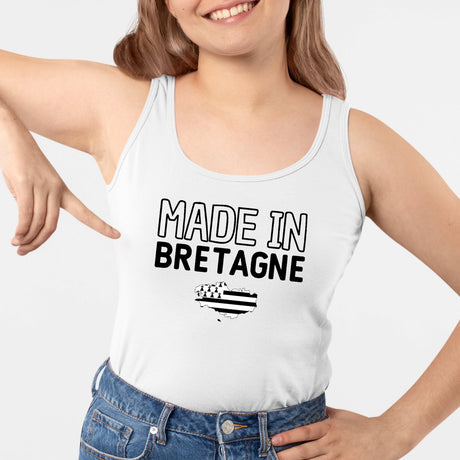 Débardeur Femme Made in Bretagne Blanc