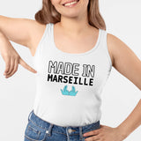 Débardeur Femme Made in Marseille Blanc