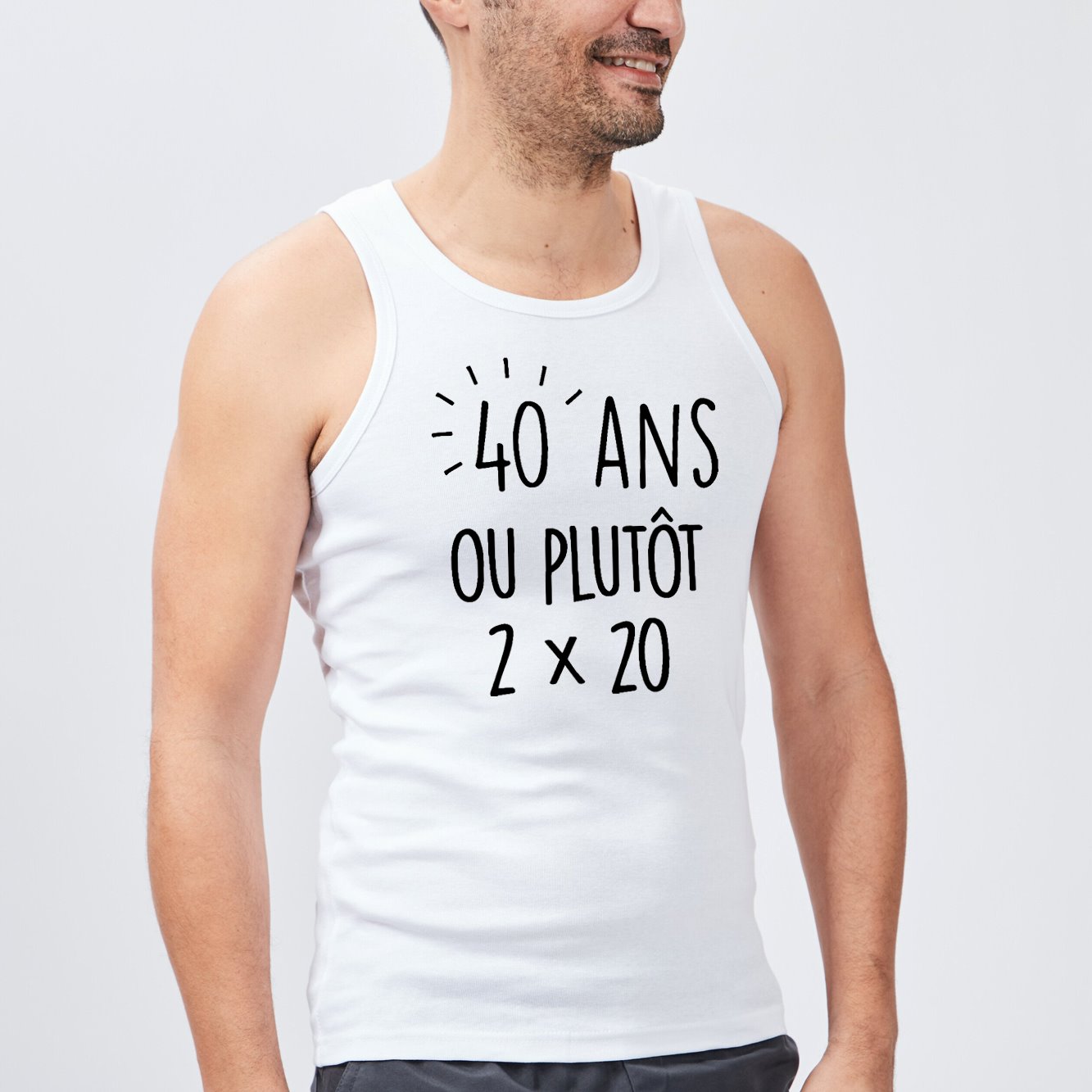 Anniversaire 40 ans humour, idée cadeau 40 ans' T-shirt Homme
