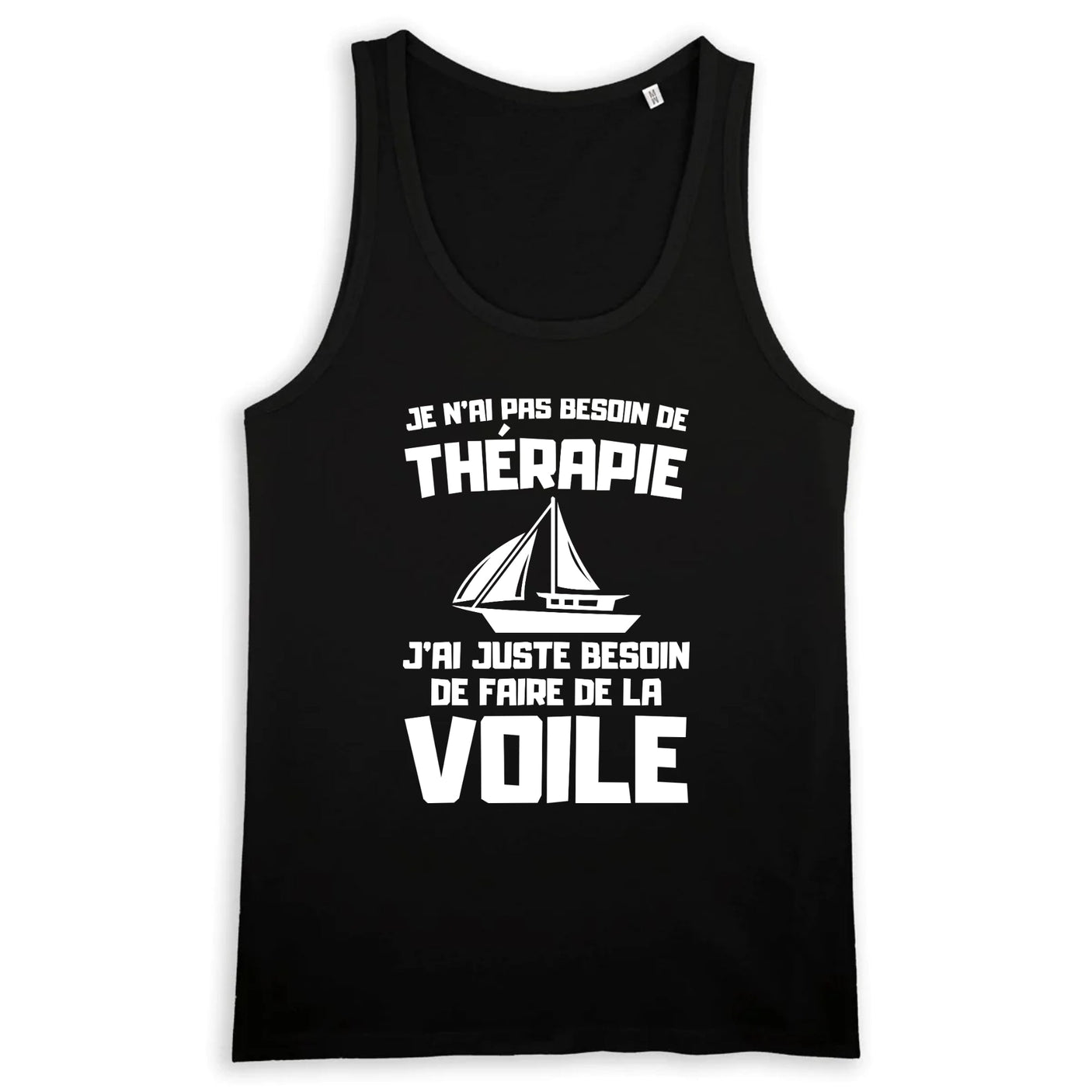 Débardeur Homme Je n'ai pas besoin de thérapie juste de voile 