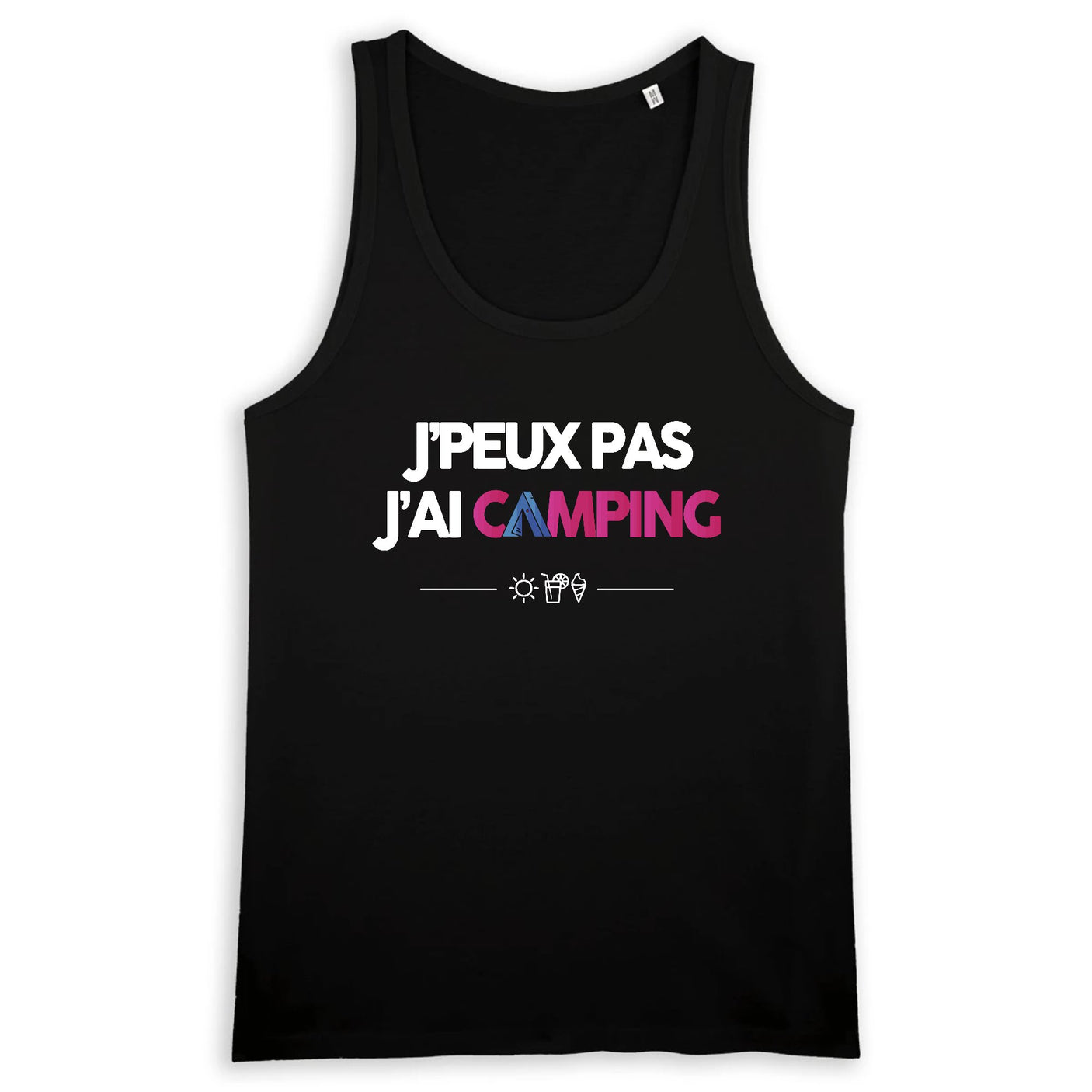 Débardeur Homme J'peux pas j'ai camping 