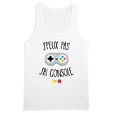 Débardeur Homme J'peux pas j'ai console 