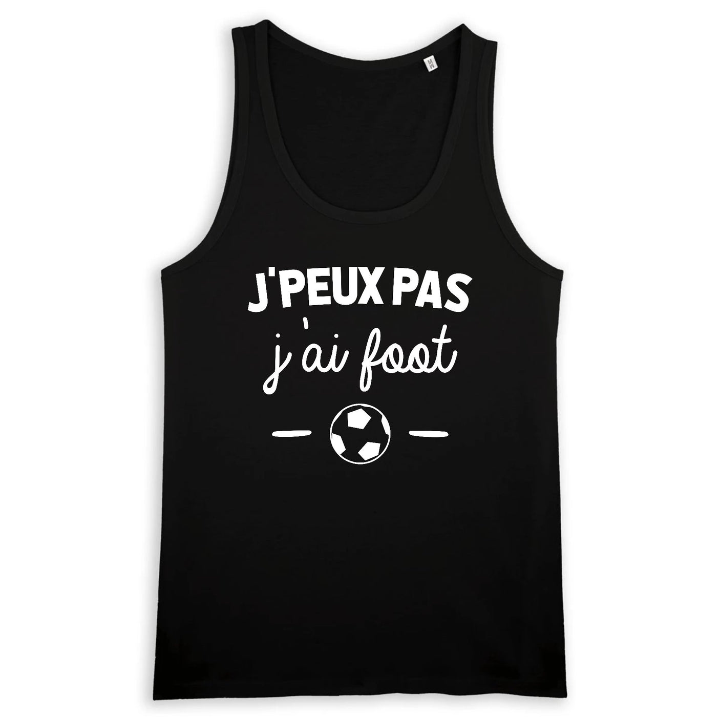 Débardeur Homme J'peux pas j'ai foot 