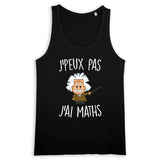 Débardeur Homme J'peux pas j'ai maths 