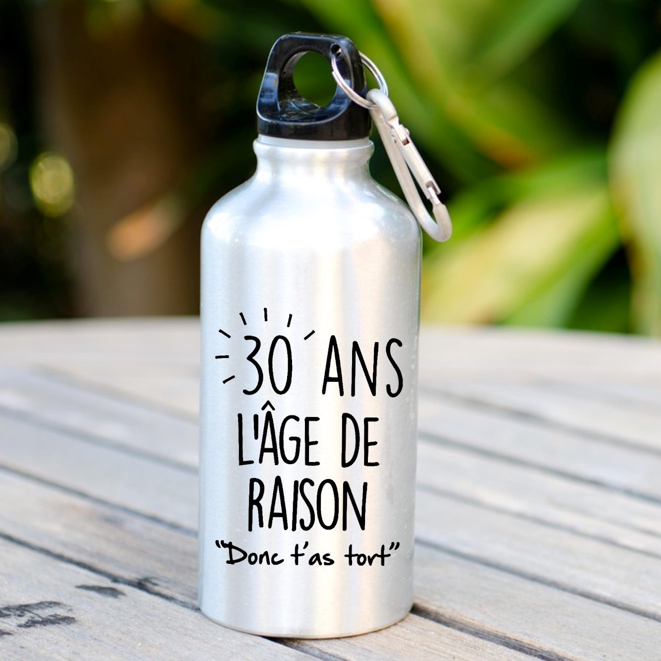 Gourde Anniversaire 30 ans Blanc