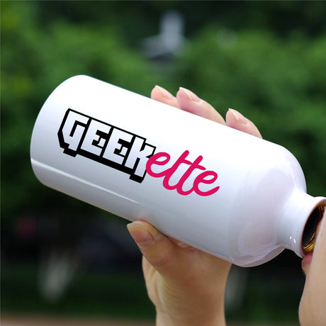Gourde Geekette Blanc