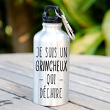 Gourde Grincheux qui déchire Blanc