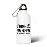 Gourde J'aime quand ma femme me laisse aller chasser 