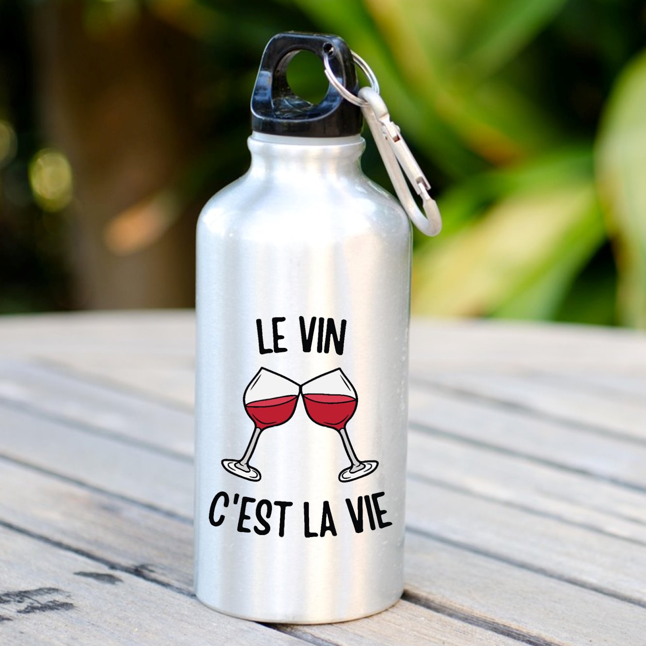 Gourde Le vin c'est la vie Blanc