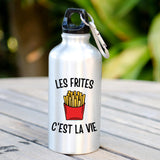Gourde Les frites c'est la vie Blanc