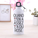 Gourde Quand y'en a assez y'a du rosé Blanc