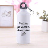 Gourde Toutou pour mon chien chien Blanc