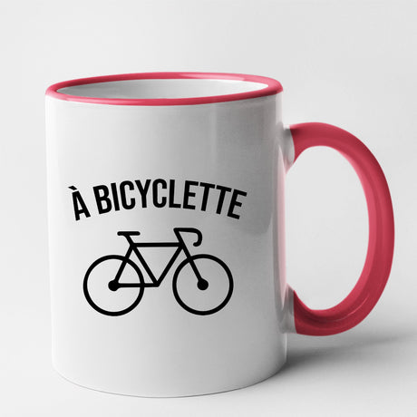 Mug À bicyclette Rouge