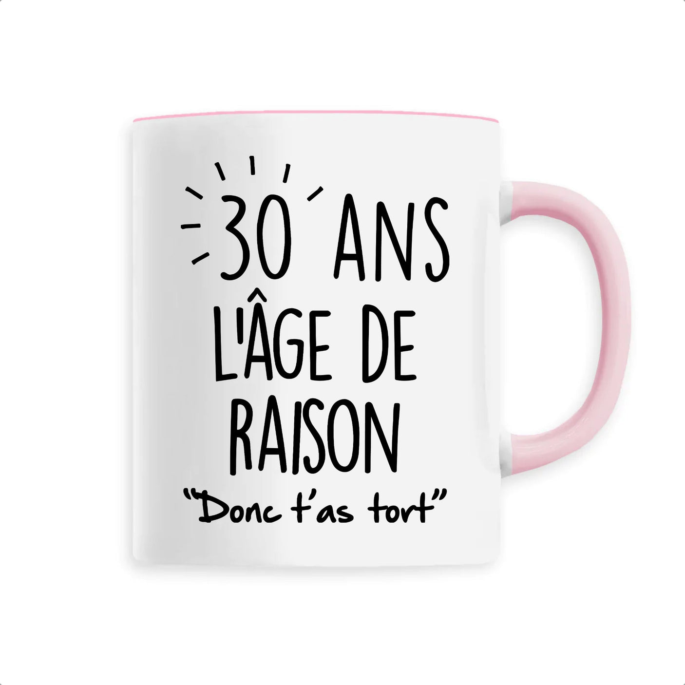 Mug Cadeau Anniversaire 30 Ans impression artisanale française en
