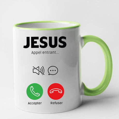 Mug Appel de Jésus Vert