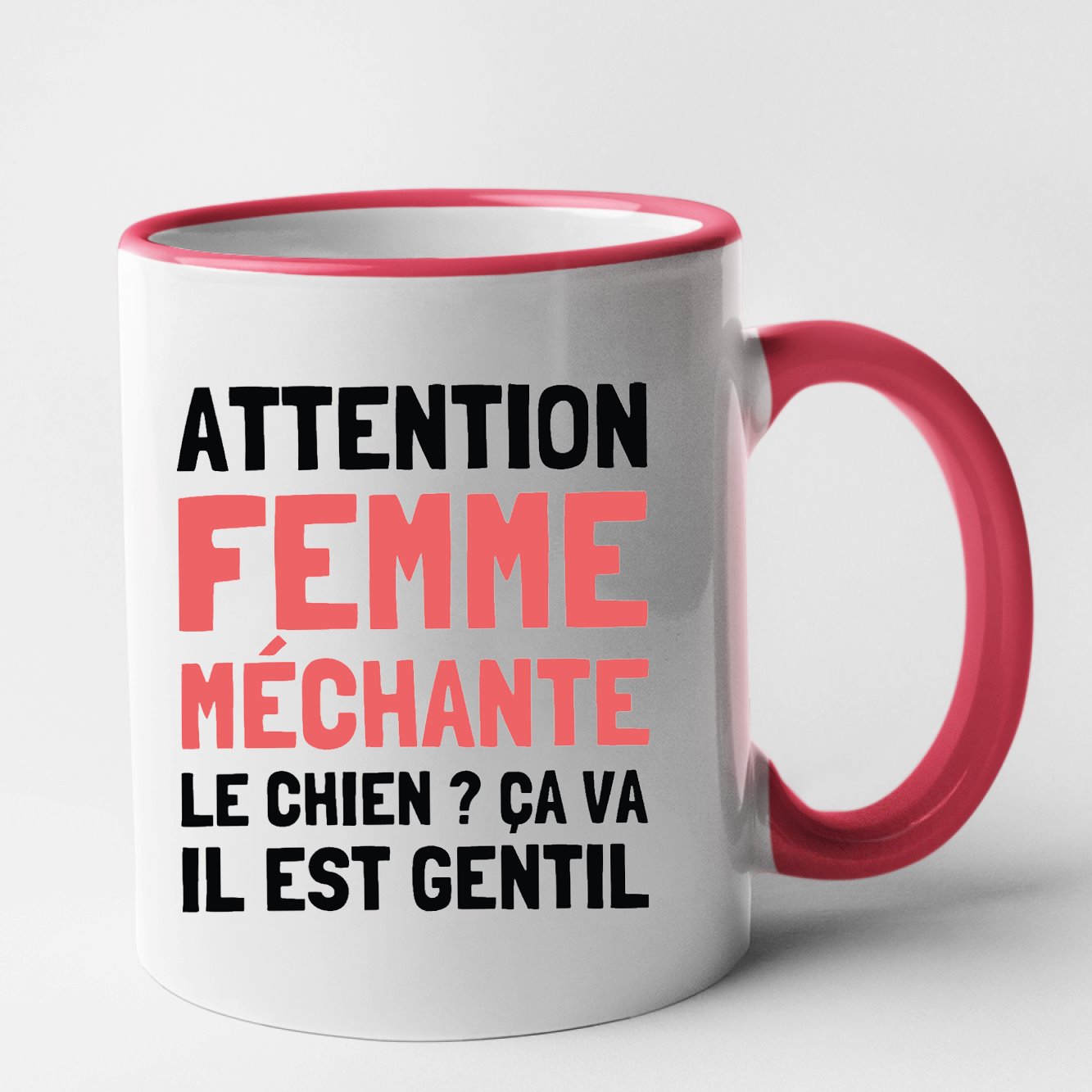 Attention Fou Avocat Femme Voyage Tasse avec Poignée - Drôle Attention Fou Avocat Femme Voyage Tasse avec Poignée - Drôle