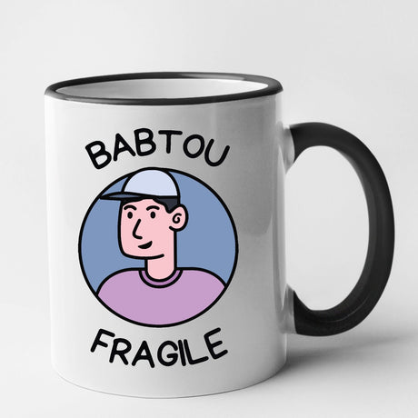 Mug Babtou fragile Noir