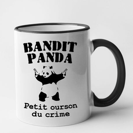 Mug Bandit panda Noir