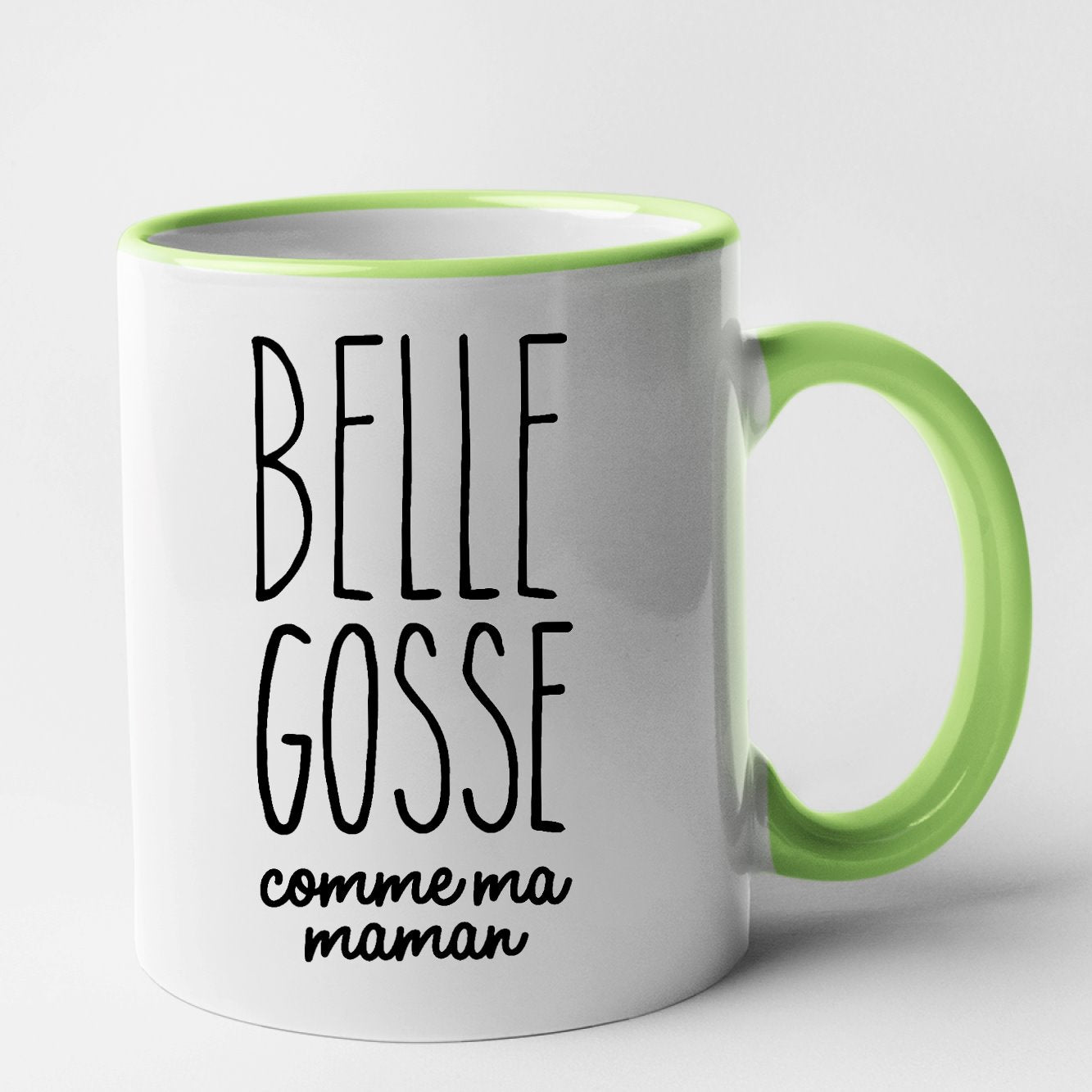 Mug Belle gosse comme maman Vert