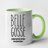 Mug Belle gosse comme maman Vert