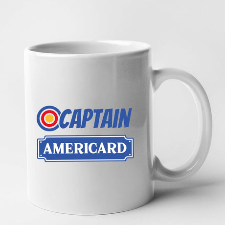 Mug Captain Americard Blanc