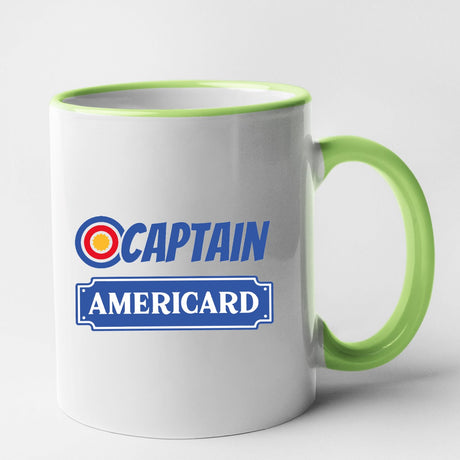 Mug Captain Americard Vert