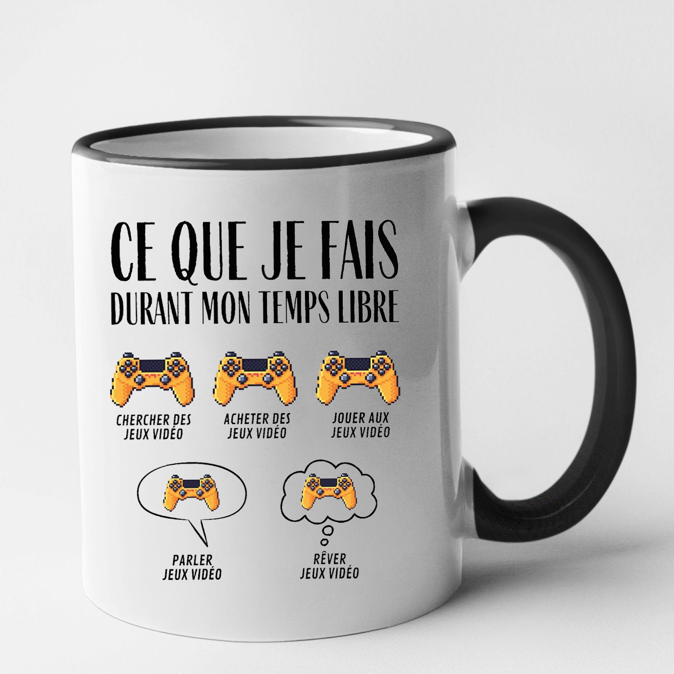 Mug Trop Fort(nite) - Tasse Céramique Jeux Vidéo - Idée Cadeau Enfant Passionné