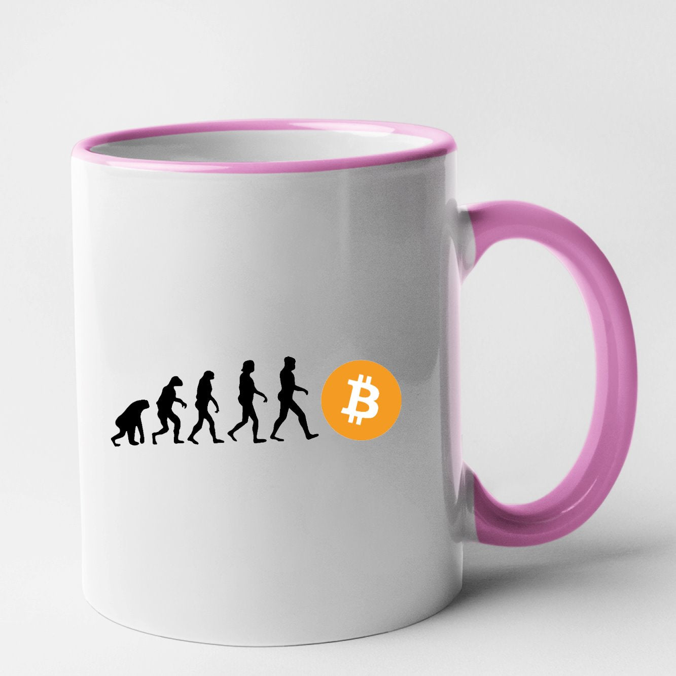 Mug Évolution Bitcoin Rose
