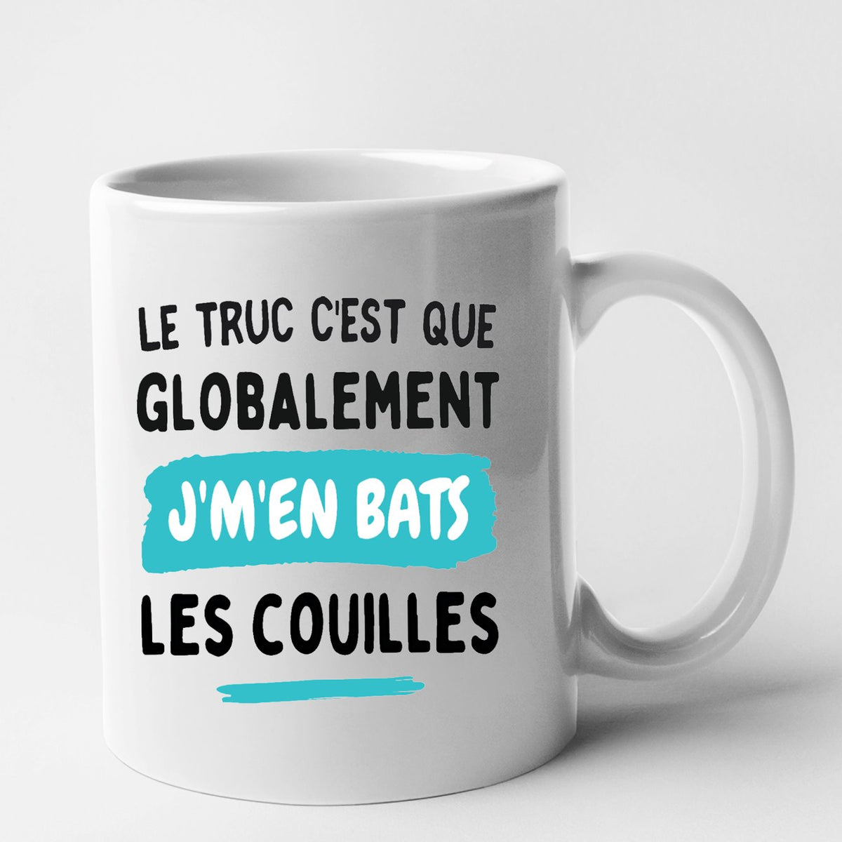 Débardeur Humour 'Globalement Je M'en Bats Les Cils' - Pour Couple, Hommes Et Femmes, Cadeau Décontracté