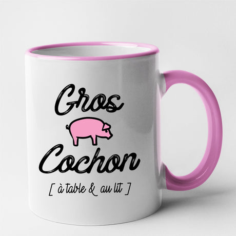 Mug Gros cochon Rose