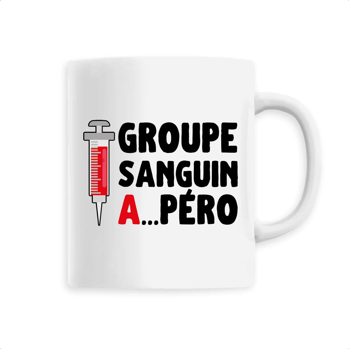 Mug Groupe sanguin Apéro 