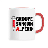 Mug Groupe sanguin Apéro 