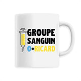 Mug Groupe sanguin O + Ricard 