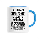 Mug J'ai un papa motard 