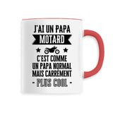 Mug J'ai un papa motard 