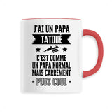 Mug J'ai un papa tatoué 