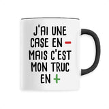 Mug J'ai une case en moins 