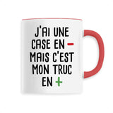 Mug J'ai une case en moins 