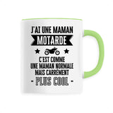 Mug J'ai une maman motarde 