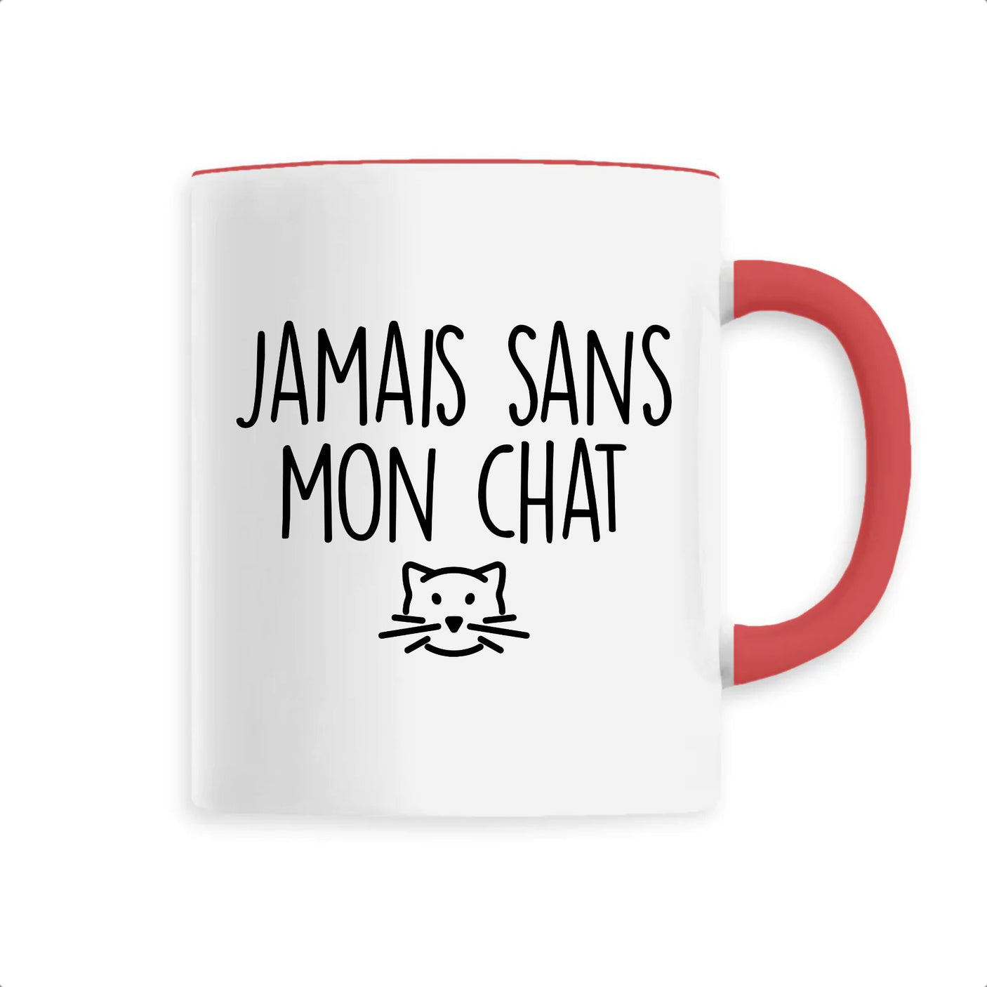 Mug Jamais sans mon chat 