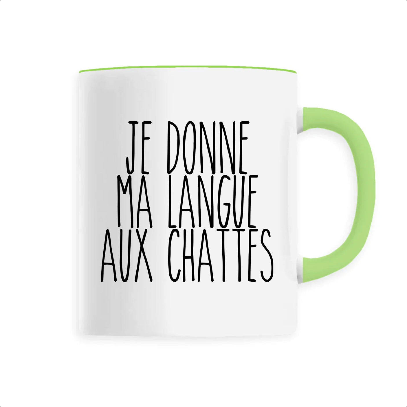 Mug Je donne ma langue aux chattes 