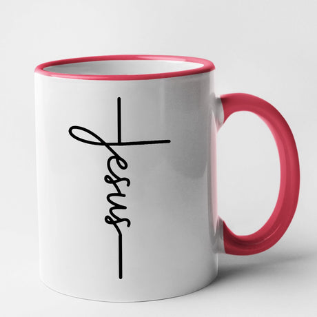 Mug Jesus Rouge