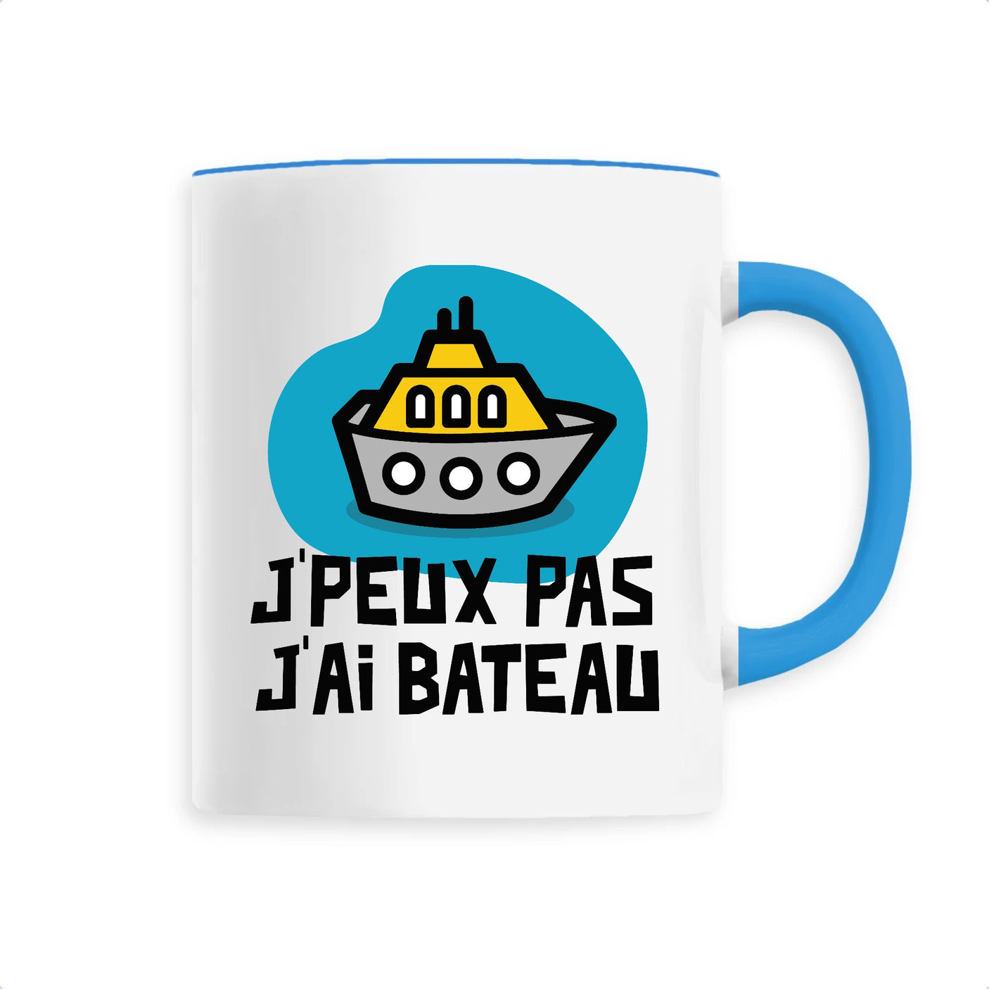 Mug J'peux pas j'ai bateau 