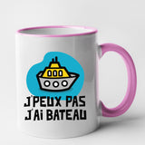 Mug J'peux pas j'ai bateau Rose