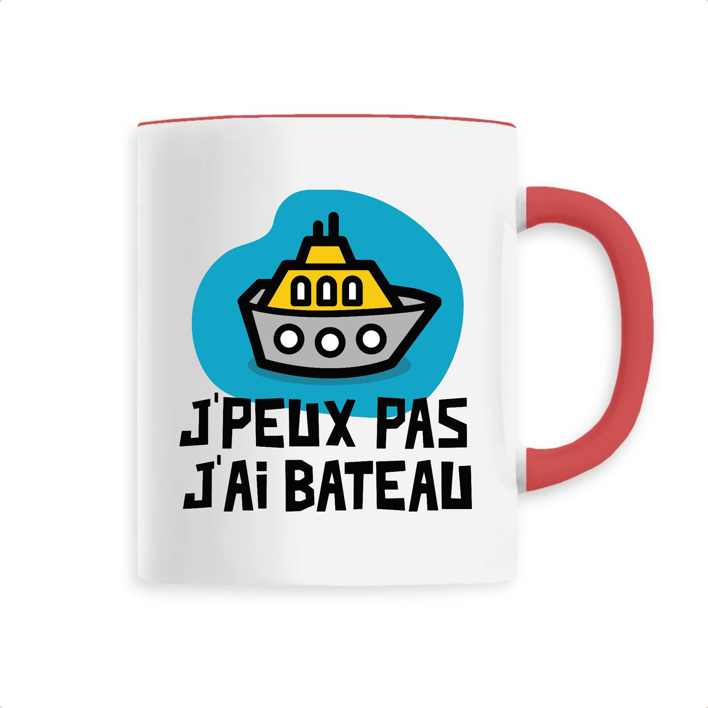 Mug J'peux pas j'ai bateau 