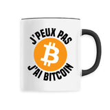 Mug J'peux pas j'ai Bitcoin 