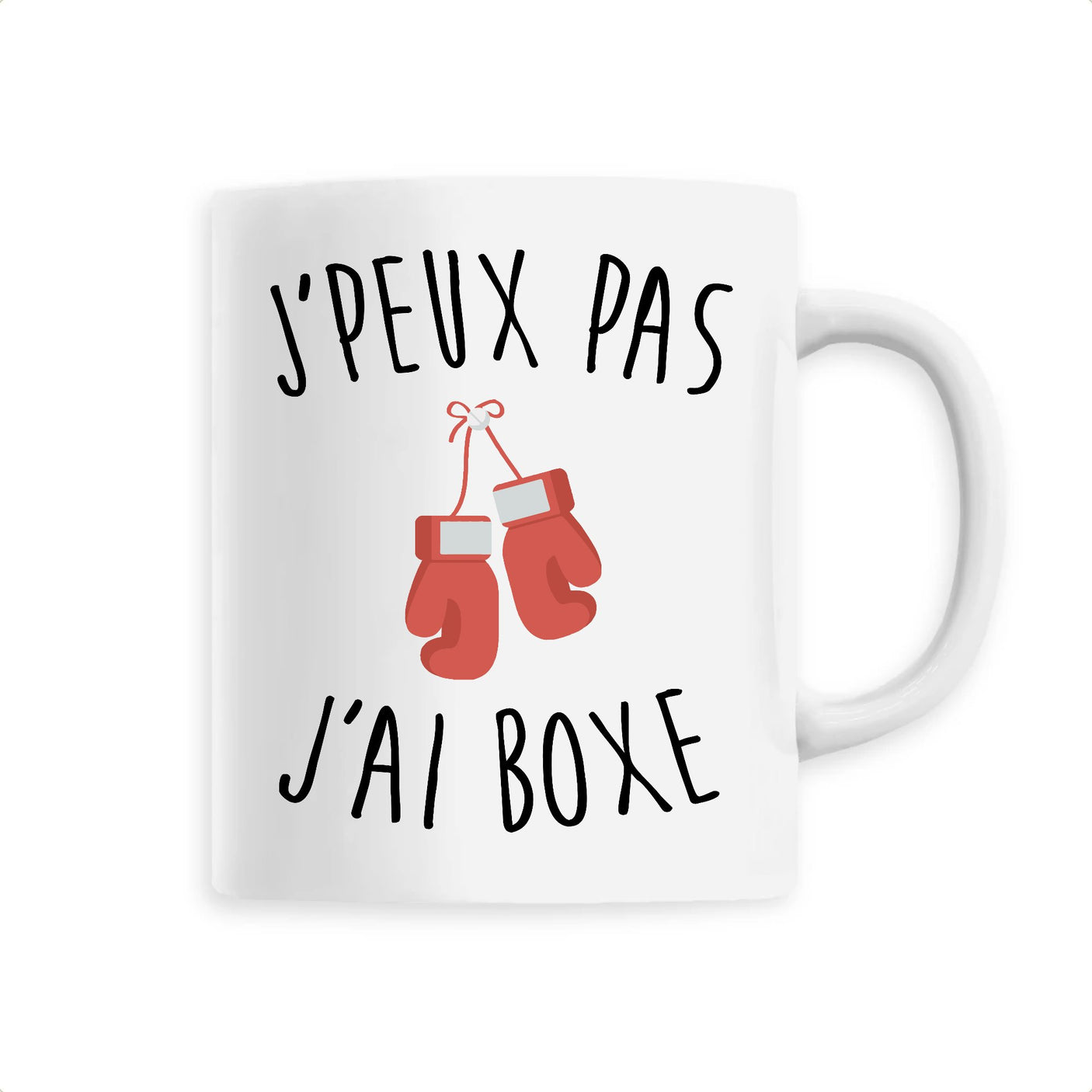 Mug J'peux pas j'ai boxe 